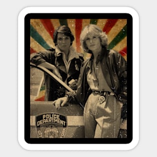 Cagney & Lacey // Photo Vintage Retro Sticker